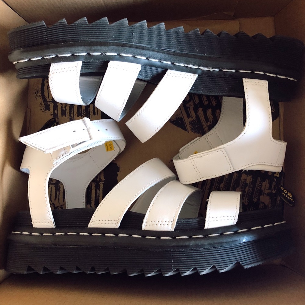 BRAND NEW Dr. Marten White Sandals !!!